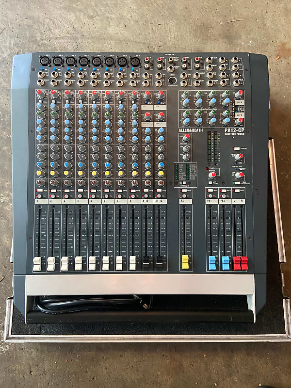 Allen & Heath PA12CP Mixer with Builtin Power Amps and FX Reverb