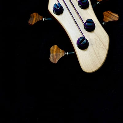 MGbass Infinity Ghost  5 strings fretless - Piezo pickup bartolini preamp cocobolo fingerboard image 6