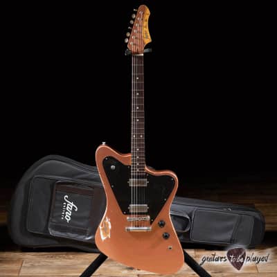 Fano PX6 Oltre Lollar Firebird Guitar w/ Gigbag - Copper