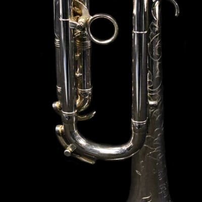 Vintage F.E. Olds Mendez Fullerton Trumpet; Ryan Kisor,  Silver Plated w/ Engraving image 3