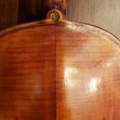 Baroque Violin for Restoration, attributed Saxon, mid-19th Century image 3