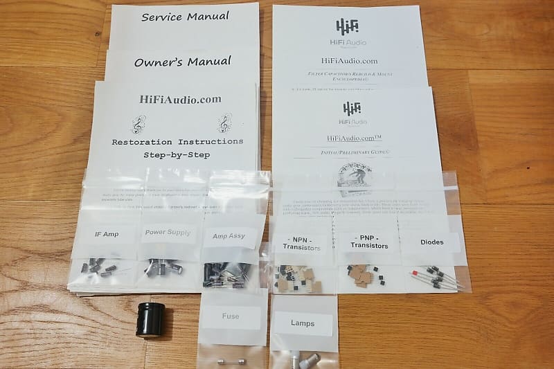 Heathkit AR-14 restoration kit filter capacitor repair rebuild fix  			