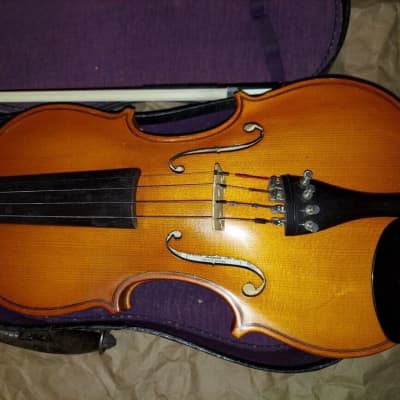 Wm. Lewis & Son Orchestra 4/4 Violin w/ case&bow, Very Good Condition image 6