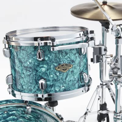 Tama WBRT10A-TQP Starclassic Walnut/Birch Duracover Wrap Rack Tom 10" x 8" - Turquoise Pearl/Chrome HW image 4