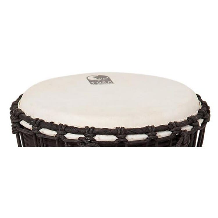 Toca TSSDJ-LB Large Street Series Djembe Black Stain 12 inches