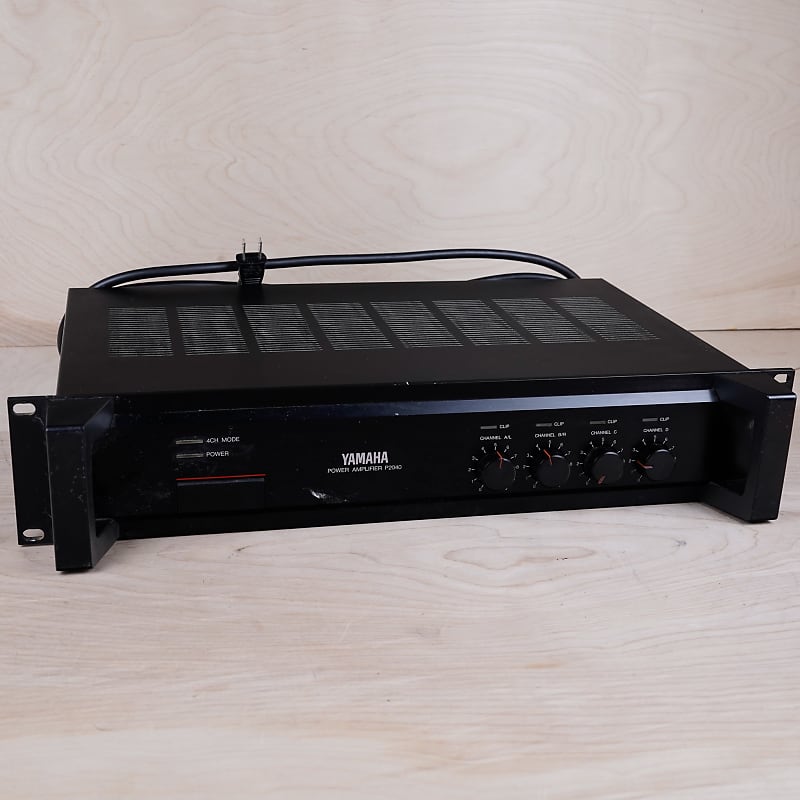 Yamaha P2040 150W Rackmount Power Amplifier Black 100V Made in Japan Yamaha NS-10 Amp image 1