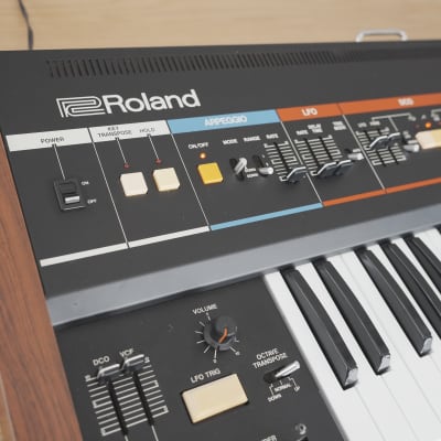 🎁SALE!! ✅ Roland Juno-60  ✅ Perfect working ✅ incl PowerTrans to 100-240V image 2