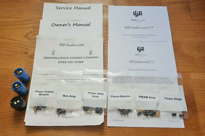 Marantz 2015 restoration kit filter capacitor repair rebuild fix  			