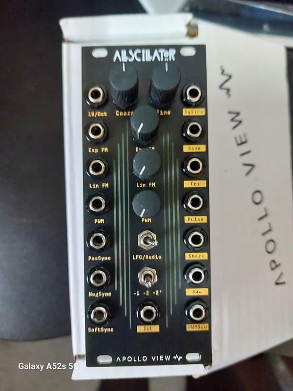 Apollo View Allscillator Eurorack Oscillator Module - black