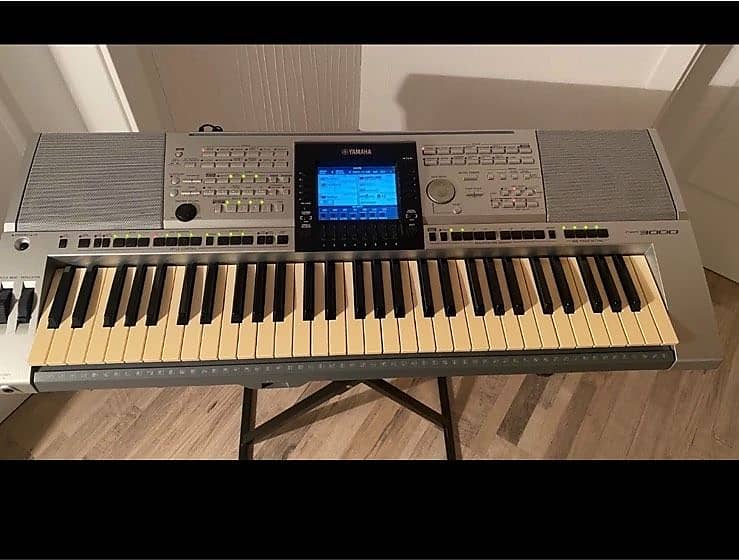 Yamaha PSR-3000 61-Key Arranger Workstation 2000s - Gray