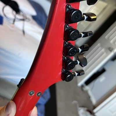 UPGRADED Fernandes JS115RC Double Rhoads 1980's Red
