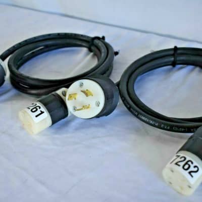 HUBBELL 6FT 20A 250V TO 15A 250V POWER CABLE #7261 #7262 (ONE) image 2