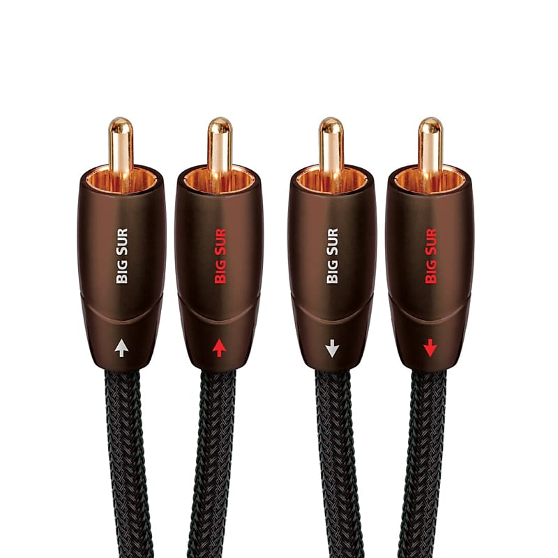 AudioQuest Big Sur RCA Interconnects Pair (RCAtoRCA, 2.0m) Reverb