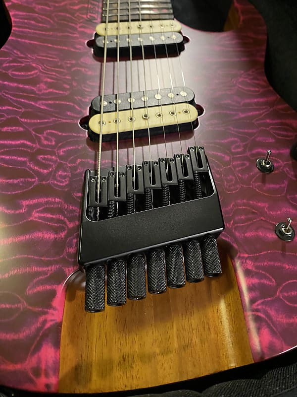 Kiesel CL7 Pink Burst キルテッドメイプル 7弦 Kiesel CL7 Pink Burst キルテッドメイプル 7弦 Electric Guitar