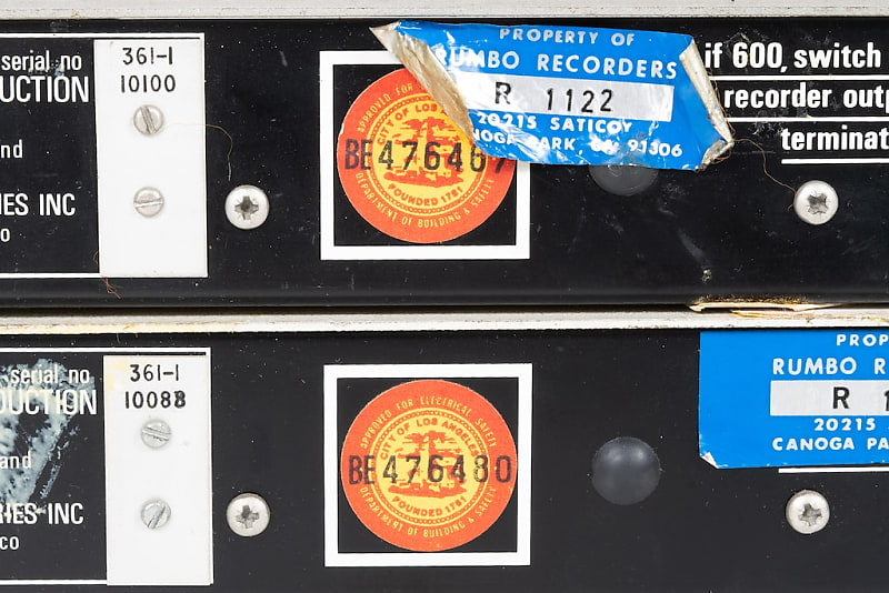 Dolby A-Type Model 361 Noise Reduction Dual Unit Pair | Reverb