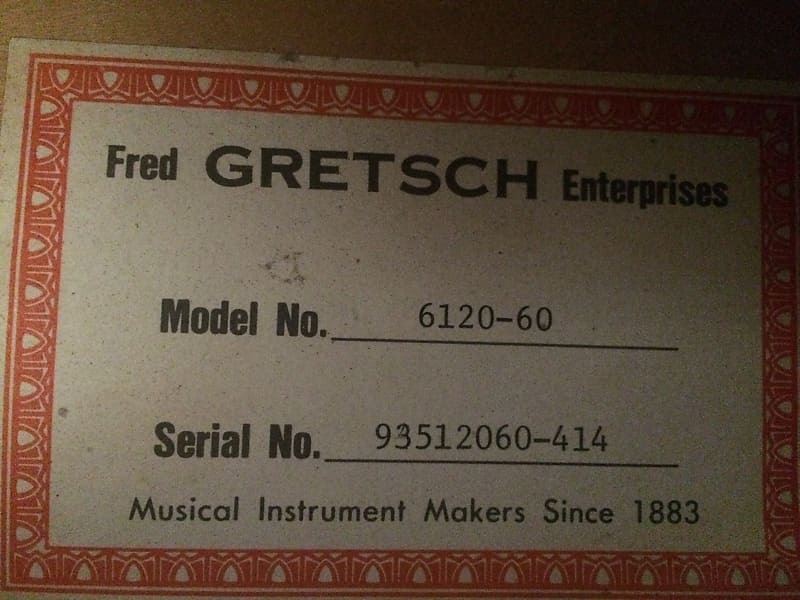 93年 GRETSCH 6120-60 TV JONES Gretsch 6120-60 orange, Japan 1993, TV JONES. | Reverb