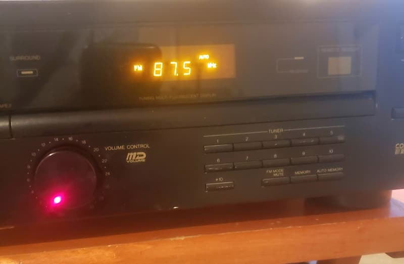 JVC Vintage  JVC RX-206  Digital Synthesizer Receiver BK 90s  			