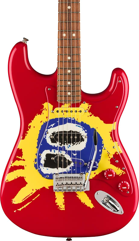 Fender 30th Anniversary Screamadelica Stratocaster, Custom Graphic w/ Deluxe Bag image 1