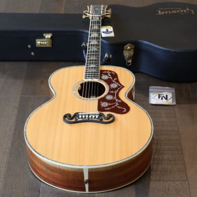 2017 Gibson Limited Edition Custom Shop SJ-200 Natural Koa Acoustic/ Electric Jumbo Guitar + OHSC for sale