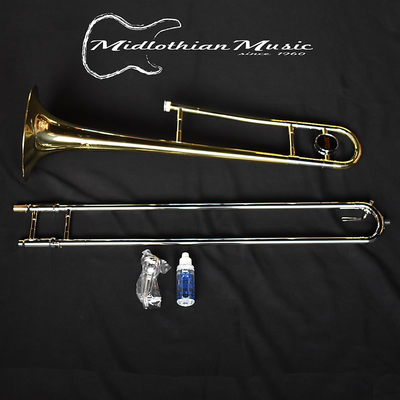 Jupiter JSL432L Lacquered Brass Trombone Reverb