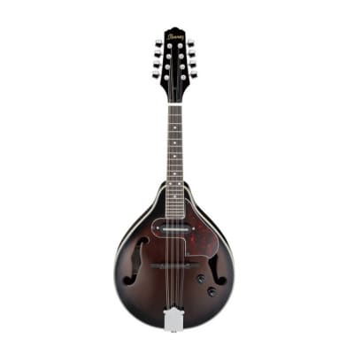 Ibanez M510E A-style Acoustic / Electric Mandolin - Dark Violin Sunburst image 2