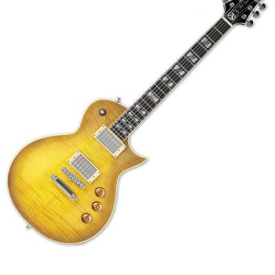 ESP LTD Alex Skolnick AS-1 FM Lemon Burst Signature Electric Guitar image 12