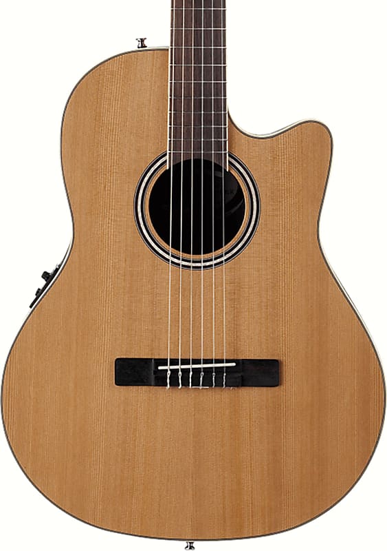 Ovation Applause AB24C Traditional Acoustic-Electric Classical Guitar,  Cedar Top | Reverb