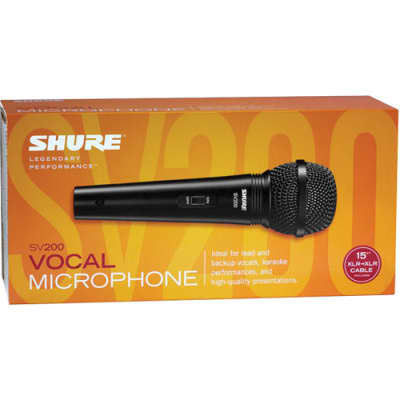 Shure - SV200-W - Cardioid Dynamic Microphone with Cable image 2
