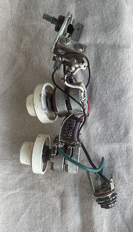 Vintage 1965 Danelectro Silvertone Guitar Wiring Harness CTS | Reverb