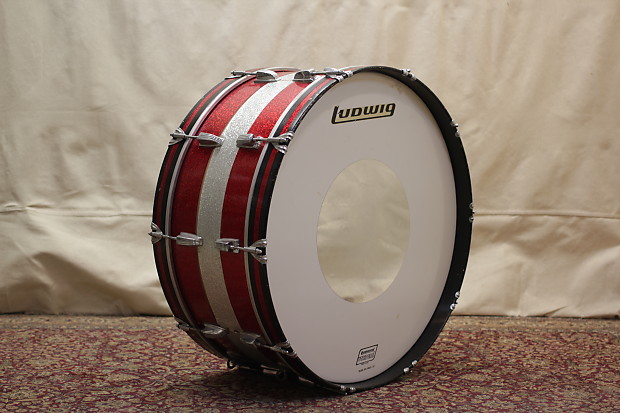 Ludwig marching shop bass drum