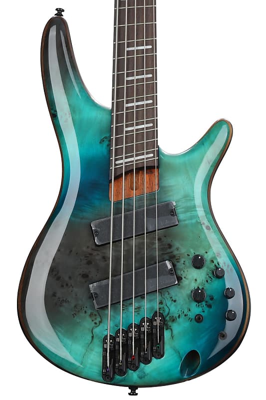 Ibanez Bass Workshop Srms805 Multi Scale 5 String Bass Guitar Reverb