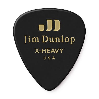 Dunlop 483P03XH Celluloid Standard Classics Extra Heavy Guitar Picks (12-Pack)