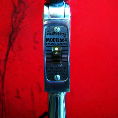 Vintage 1950's Electro-Voice 664 Cardioid Dynamic Microphone mod LED lamp light 666 7676 image 6