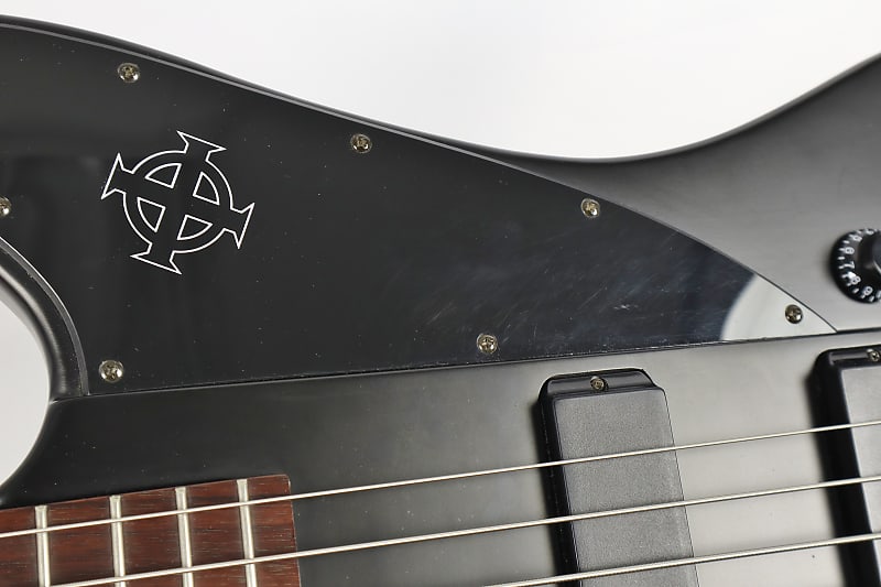 Epiphone Thunderbird IV Goth Pitch Black 4-String Electric