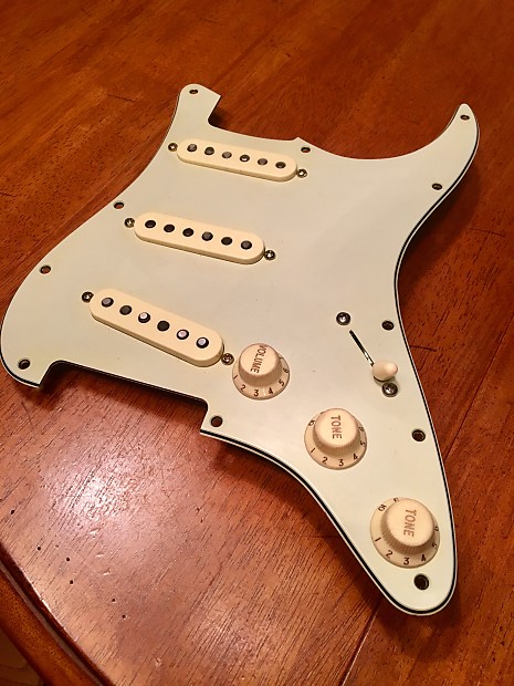 Klein Jazzy Cats Pickup Set Loaded Stratocaster Pickguard | Reverb