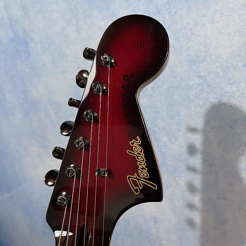 2002 Fender JGS-78 Jaguar Gunmetal Red Burst Crafted in Japan