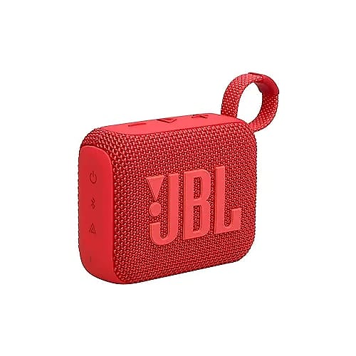 JBL Go 4 - Ultra-Portable, Waterproof and Dustproof Bluetooth Speaker, Big Pro Sound with Punchy bass, 7-Hour Built-in Battery, Made in Part with Recycled Materials (Red) image 1