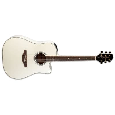 Takamine GD37CE PW - Pearl White Acoustic Guitar GD 37 CE 6 string with case - BRAND NEW image 1