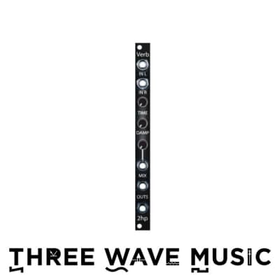 2hp Verb - Stereo Reverb Black Panel [Three Wave Music] image 1