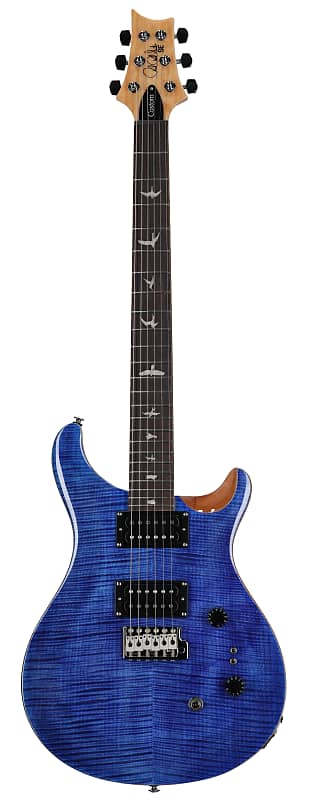 PRS SE Custom 24-08 Electric Guitar Faded Blue w/ Gigbag image 1