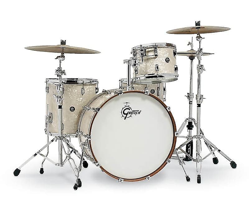 Gretsch RN2-R644-VP 13/16/24 Renown Drum Kit Set in Vintage Pearl w/ Matching 14" Snare Drum image 1