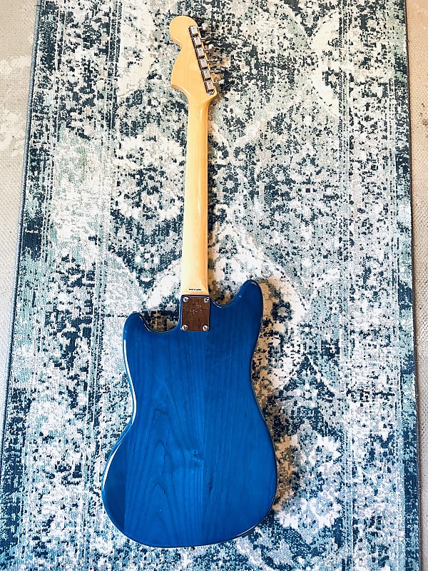 Fender Thinline Mustang MG/HO 2012 Trans Blue | Reverb