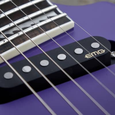 ESP LTD Alexi Ripped - Purple Fade Satin w/ Ripped Pinstripes - 4 image 14