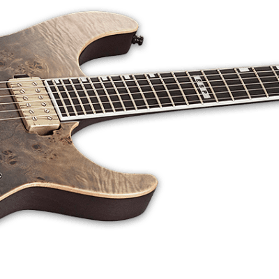 ESP E-II M-II NT Black Natural Fade Electric Guitar + Case ESP E-II M-II NT Black Natural Fade Electric Guitar + Case