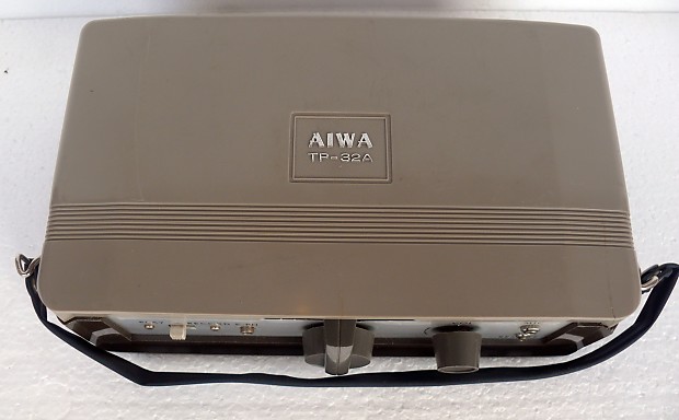 Vintage Aiwa Model TP-32A 3 Reel to Reel Portable Tape Player Recorder  1960's