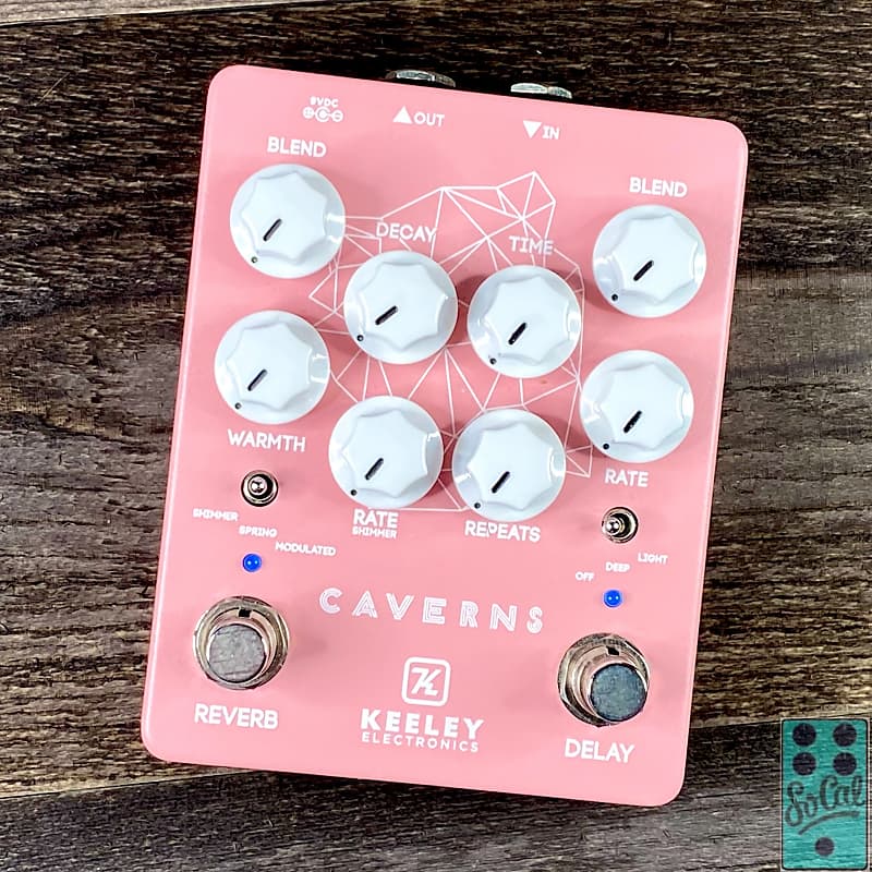 Keeley Caverns Delay Reverb V2 Custom Shop Limited Edition 20 for 20  w/Original Box!