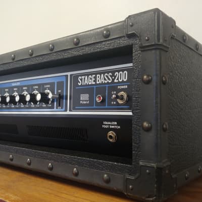 RARE MIJ 1978 Roland Stage Bass SB200 Head ~One Year Only~ Pair With Your Jazz Chorus image 6