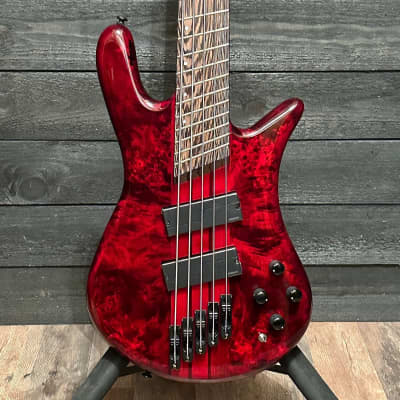 Spector NS Dimension 5 String Multi Scale Electric Bass Guitar Inferno Red B Stock for sale