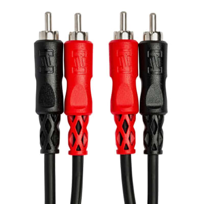 Hosa Stereo Interconnect Dual RCA to Same 1 m image 4