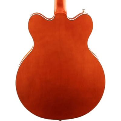 Gretsch G5422TG Electromatic Classic Hollow Body Electric Guitar Double-Cut, Laurel, Orange Stain image 2